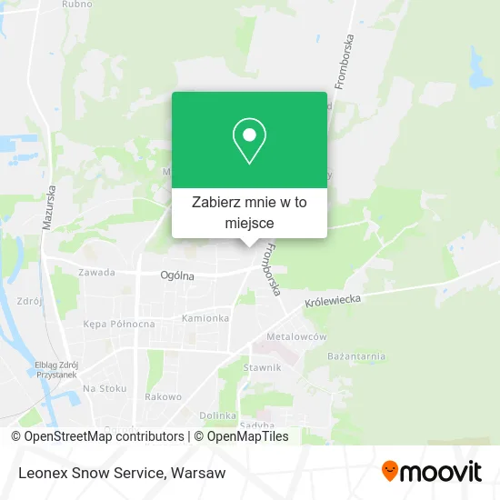 Mapa Leonex Snow Service