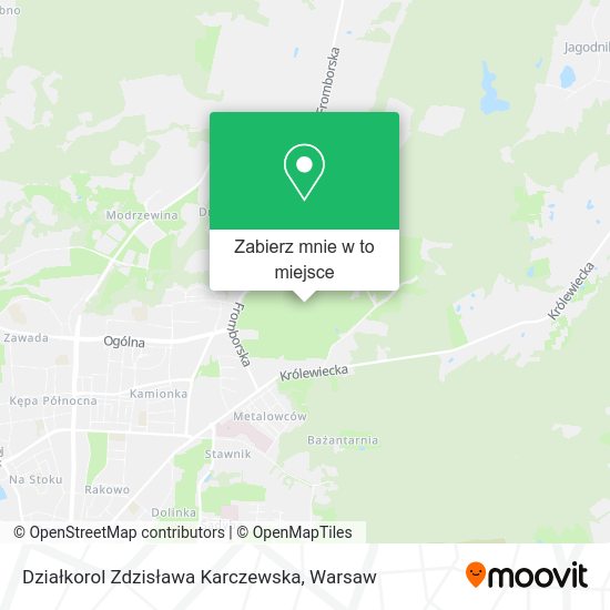 Mapa Działkorol Zdzisława Karczewska