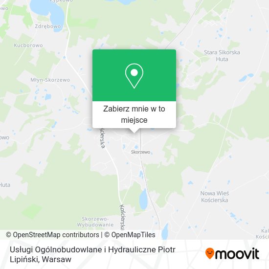 Mapa Usługi Ogólnobudowlane i Hydrauliczne Piotr Lipiński