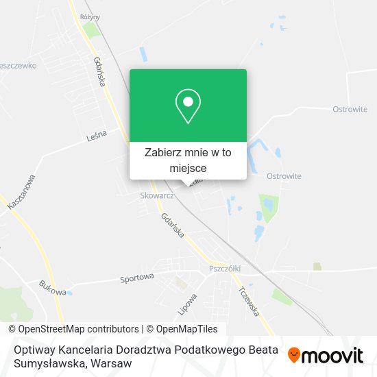 Mapa Optiway Kancelaria Doradztwa Podatkowego Beata Sumysławska