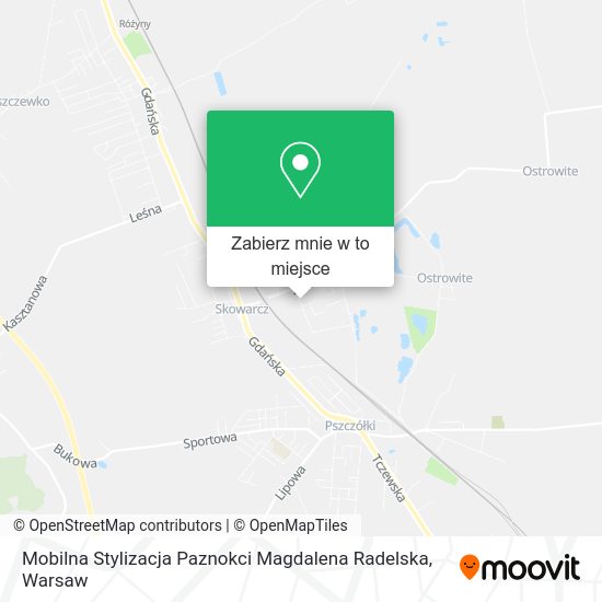 Mapa Mobilna Stylizacja Paznokci Magdalena Radelska