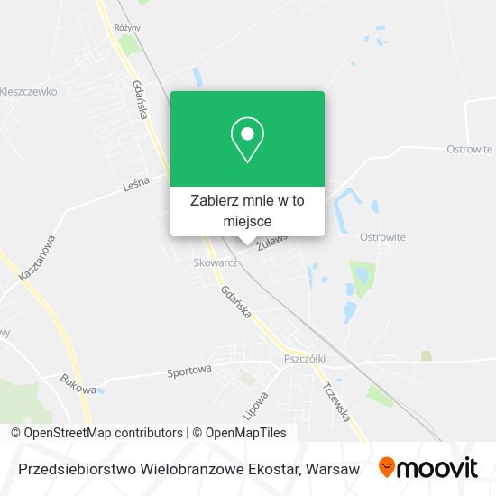 Mapa Przedsiebiorstwo Wielobranzowe Ekostar