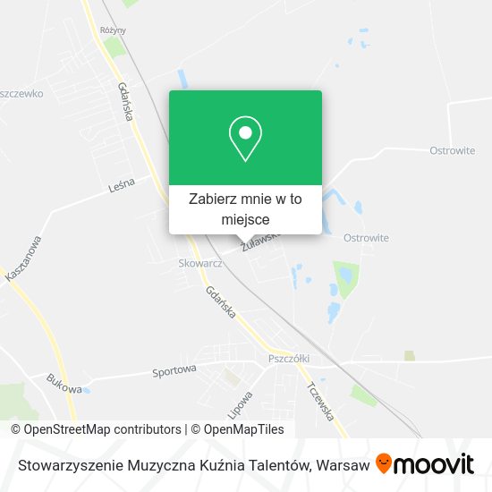 Mapa Stowarzyszenie Muzyczna Kuźnia Talentów