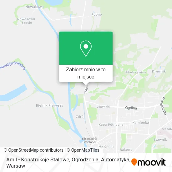 Mapa Amil - Konstrukcje Stalowe, Ogrodzenia, Automatyka