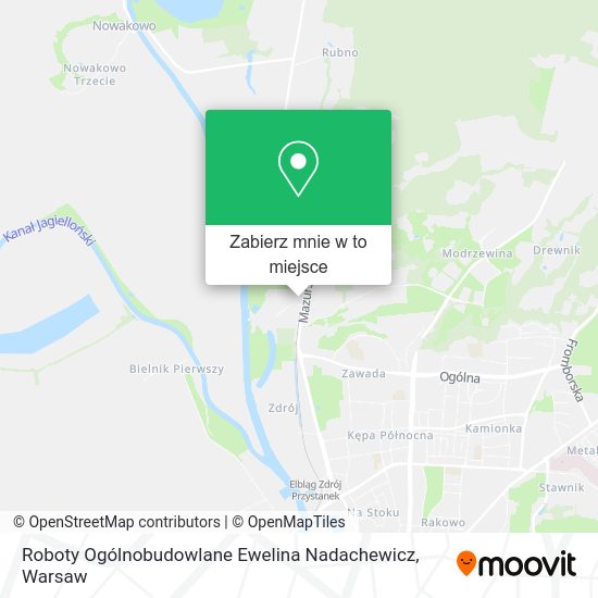 Mapa Roboty Ogólnobudowlane Ewelina Nadachewicz