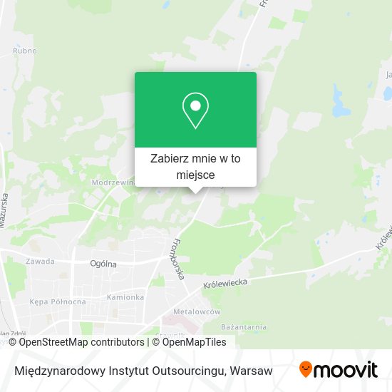 Mapa Międzynarodowy Instytut Outsourcingu