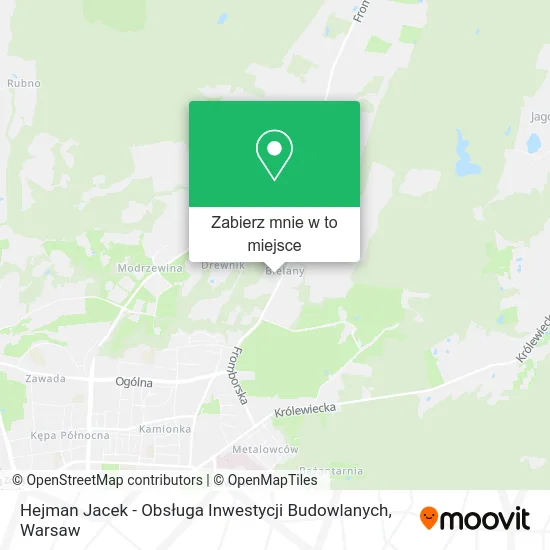 Mapa Hejman Jacek - Obsługa Inwestycji Budowlanych