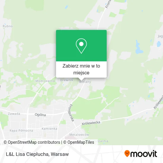 Mapa L&L Lisa Ciepłucha