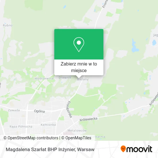 Mapa Magdalena Szarłat BHP Inżynier