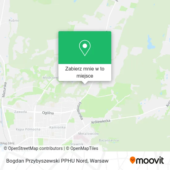 Mapa Bogdan Przybyszewski PPHU Nord