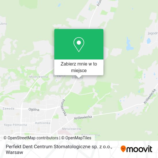 Mapa Perfekt Dent Centrum Stomatologiczne sp. z o.o.