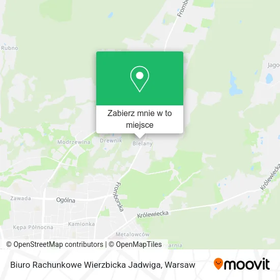 Mapa Biuro Rachunkowe Wierzbicka Jadwiga