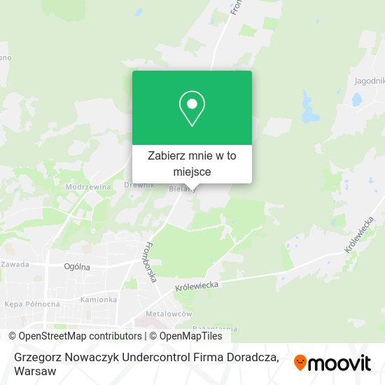 Mapa Grzegorz Nowaczyk Undercontrol Firma Doradcza