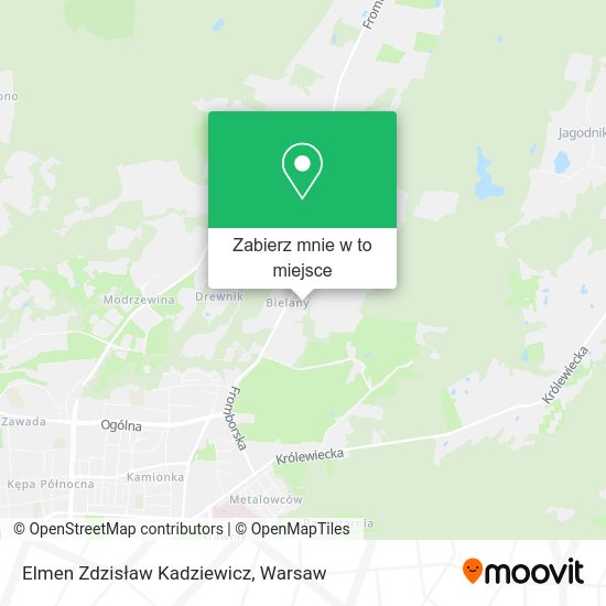 Mapa Elmen Zdzisław Kadziewicz