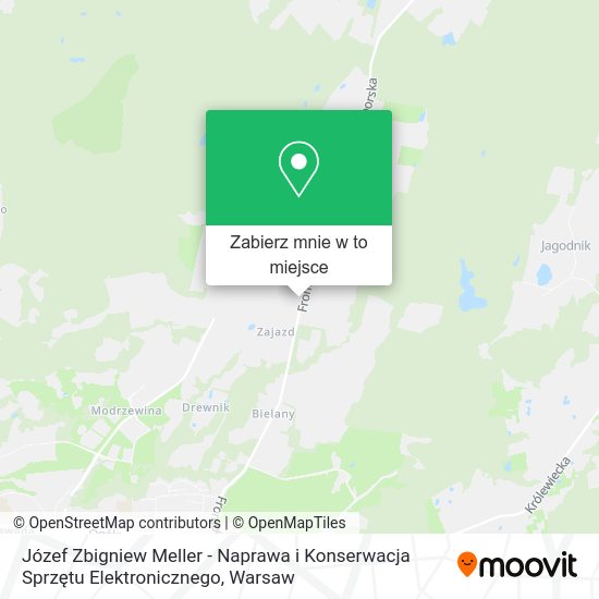 Mapa Józef Zbigniew Meller - Naprawa i Konserwacja Sprzętu Elektronicznego