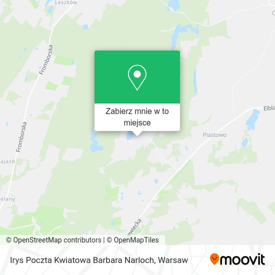 Mapa Irys Poczta Kwiatowa Barbara Narloch