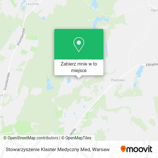 Mapa Stowarzyszenie Klaster Medyczny Med