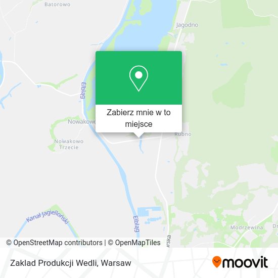 Mapa Zaklad Produkcji Wedli