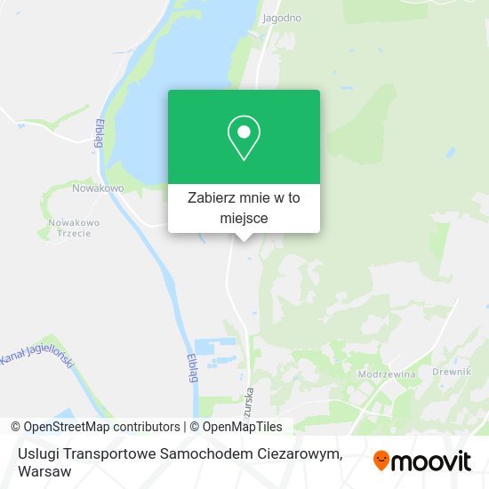 Mapa Uslugi Transportowe Samochodem Ciezarowym