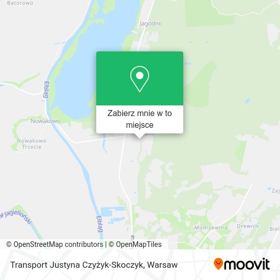 Mapa Transport Justyna Czyżyk-Skoczyk