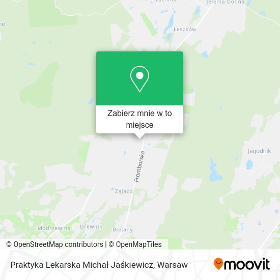 Mapa Praktyka Lekarska Michał Jaśkiewicz