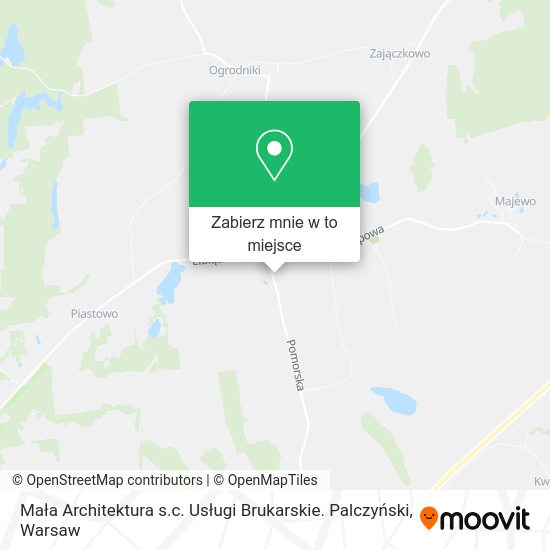 Mapa Mała Architektura s.c. Usługi Brukarskie. Palczyński