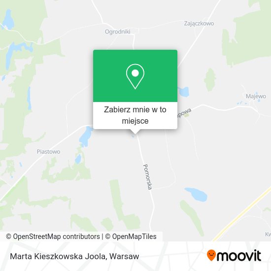 Mapa Marta Kieszkowska Joola