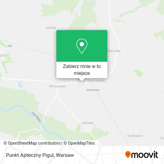 Mapa Punkt Apteczny Pigul