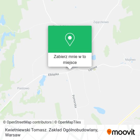 Mapa Kwietniewski Tomasz. Zakład Ogólnobudowlany