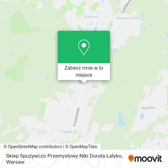 Mapa Sklep Spożywczo Przemysłowy Niki Dorota Łałyko