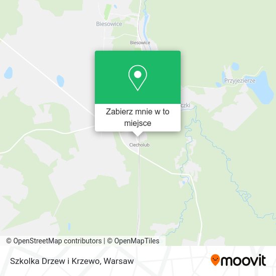 Mapa Szkolka Drzew i Krzewo