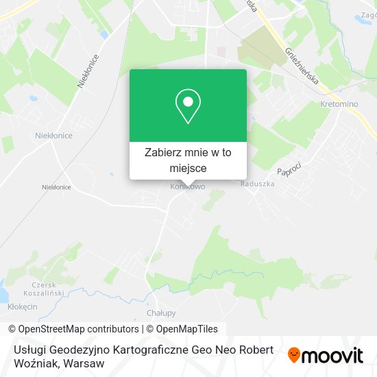 Mapa Usługi Geodezyjno Kartograficzne Geo Neo Robert Woźniak