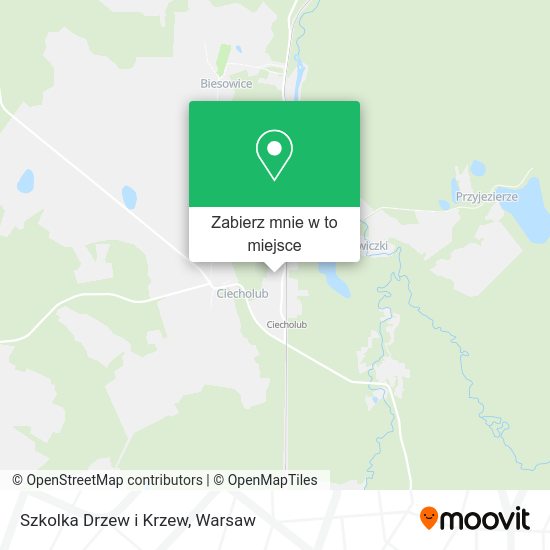 Mapa Szkolka Drzew i Krzew