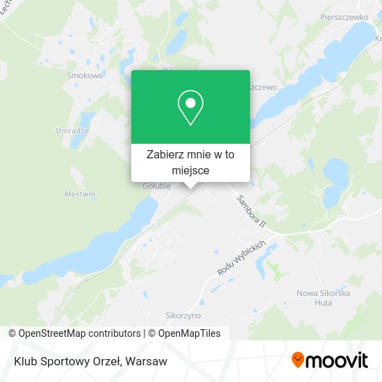 Mapa Klub Sportowy Orzeł