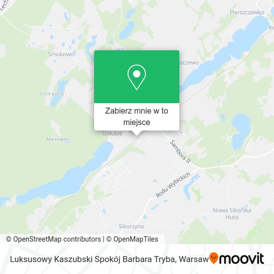 Mapa Luksusowy Kaszubski Spokój Barbara Tryba