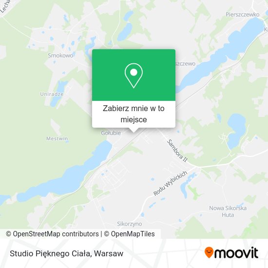 Mapa Studio Pięknego Ciała