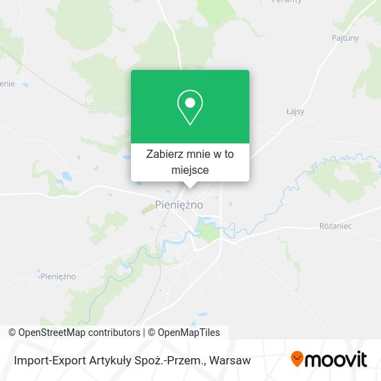 Mapa Import-Export Artykuły Spoż.-Przem.