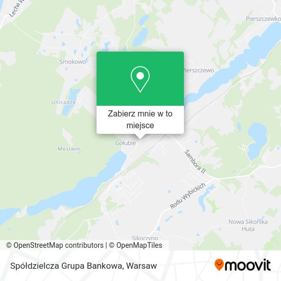 Mapa Spółdzielcza Grupa Bankowa