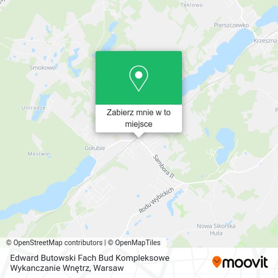 Mapa Edward Butowski Fach Bud Kompleksowe Wykanczanie Wnętrz