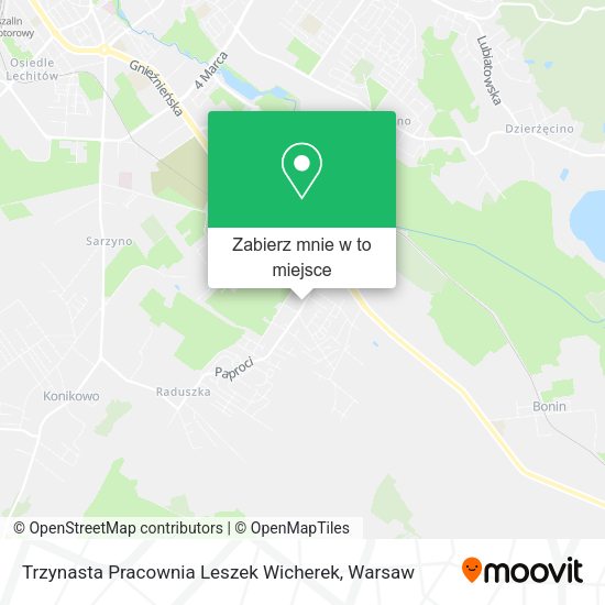 Mapa Trzynasta Pracownia Leszek Wicherek