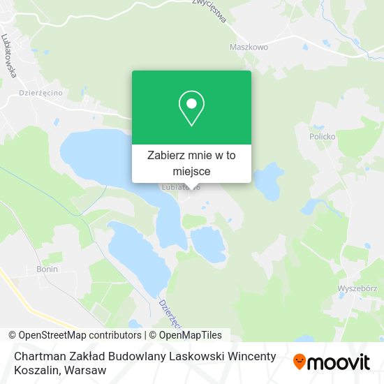 Mapa Chartman Zakład Budowlany Laskowski Wincenty Koszalin