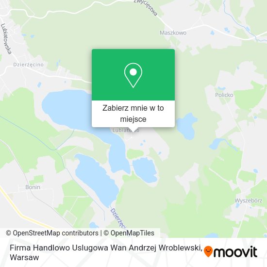 Mapa Firma Handlowo Uslugowa Wan Andrzej Wroblewski