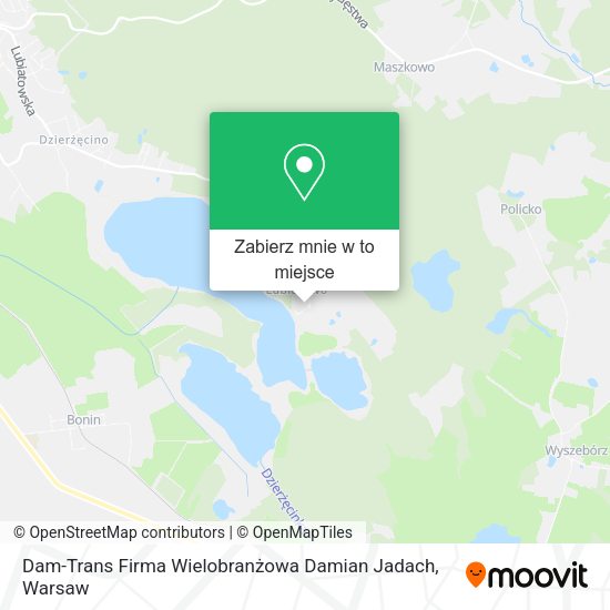 Mapa Dam-Trans Firma Wielobranżowa Damian Jadach