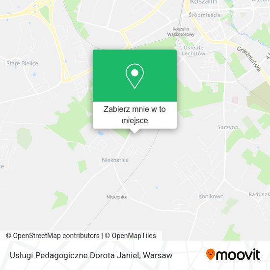 Mapa Usługi Pedagogiczne Dorota Janiel