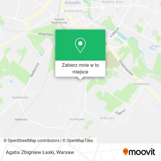 Mapa Agatix Zbigniew Łaski