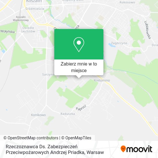 Mapa Rzeczoznawca Ds. Zabezpieczeń Przeciwpożarowych Andrzej Priadka