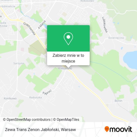 Mapa Zewa Trans Zenon Jabłoński