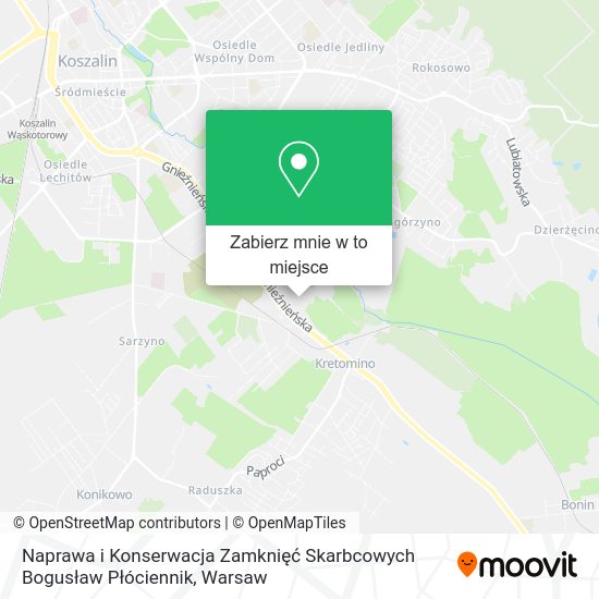 Mapa Naprawa i Konserwacja Zamknięć Skarbcowych Bogusław Płóciennik