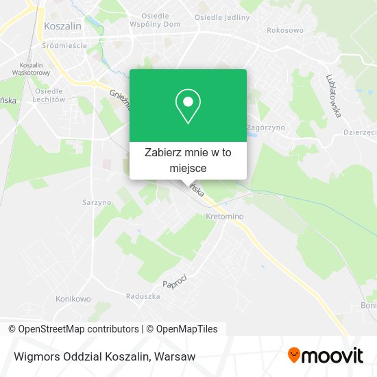 Mapa Wigmors Oddzial Koszalin