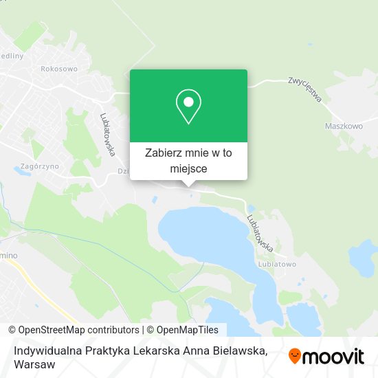 Mapa Indywidualna Praktyka Lekarska Anna Bielawska